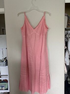 Ann Taylor Pink  sleeveless mini dress in pink